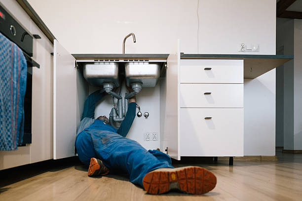 Professional Drain Cleaning technician working in Lincoln, ND